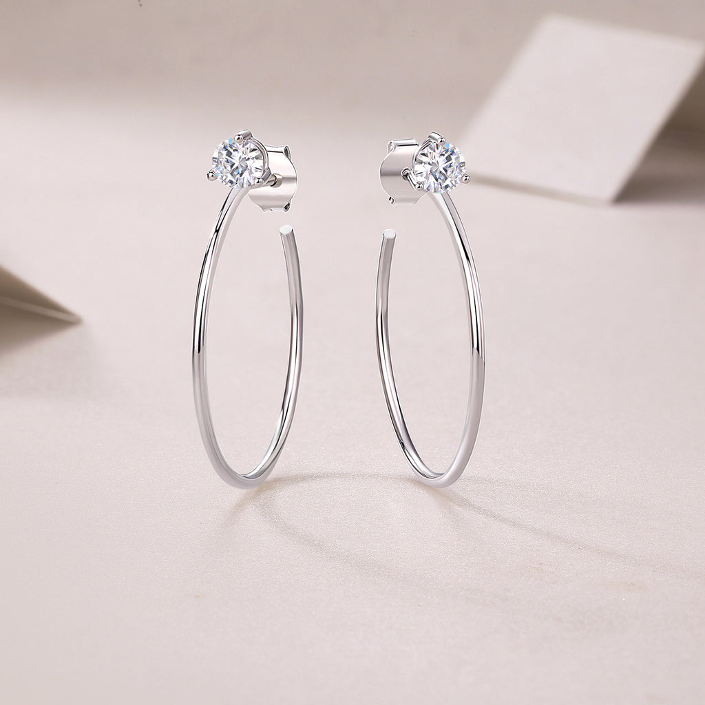 Graceful Afternoon Stud Earrings- S925 silver
