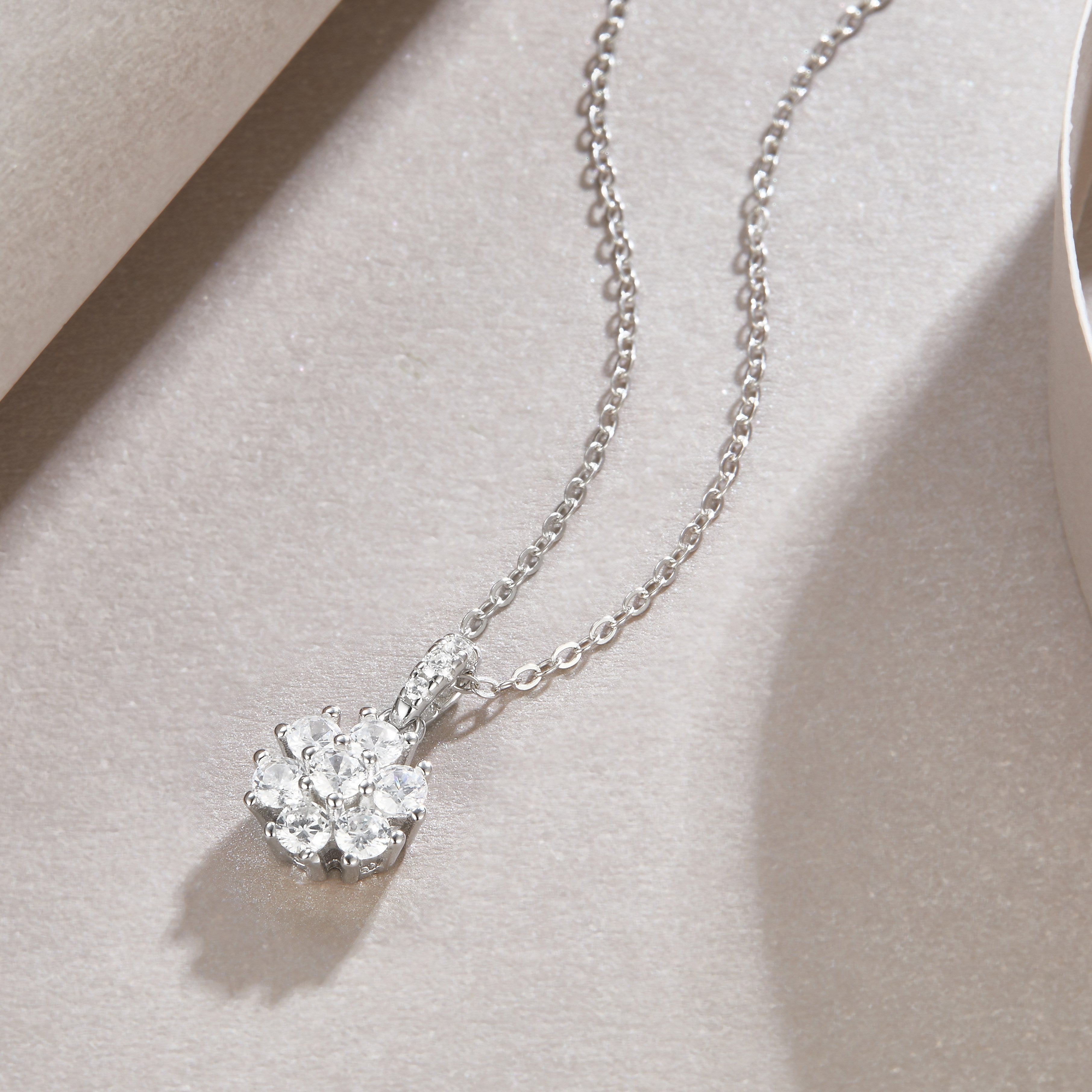 Snowflake Dance -S925 Sterling Silver And Platinum Plating