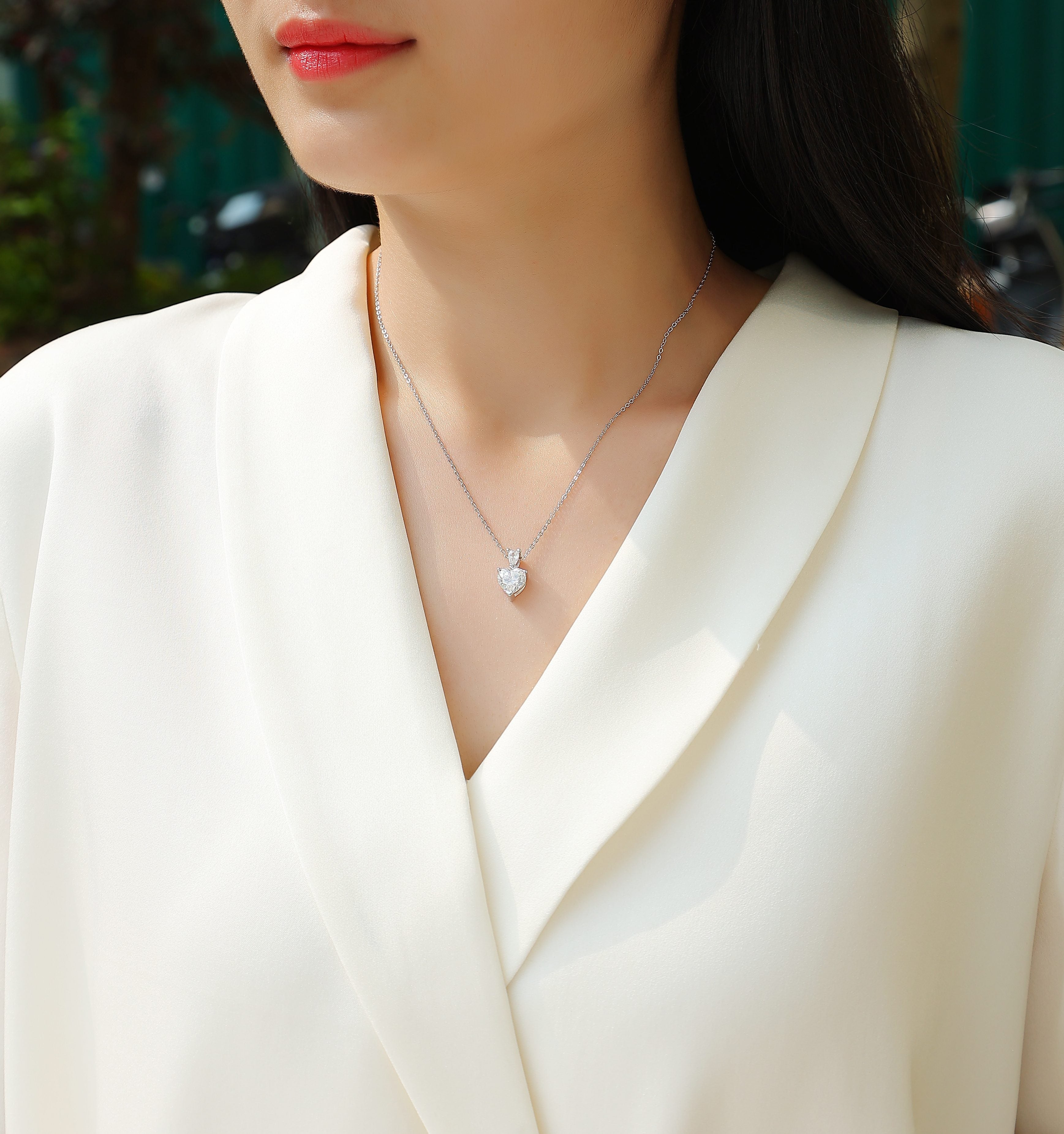S925 The Beloved Of The Heart - A Fashionable And Luxurious Diamond Jewelry