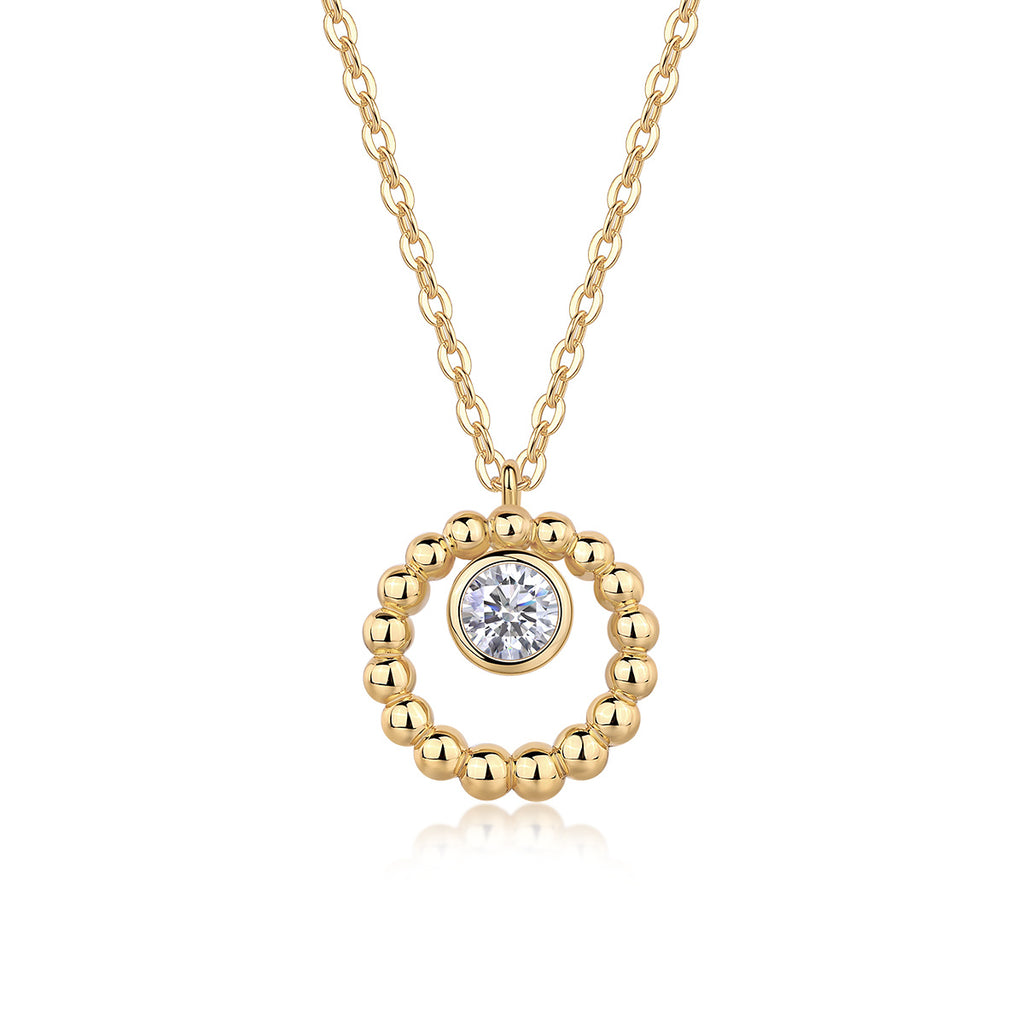 Moon Pearl - A Fashionable And Trendy Diamond Pendant Necklace