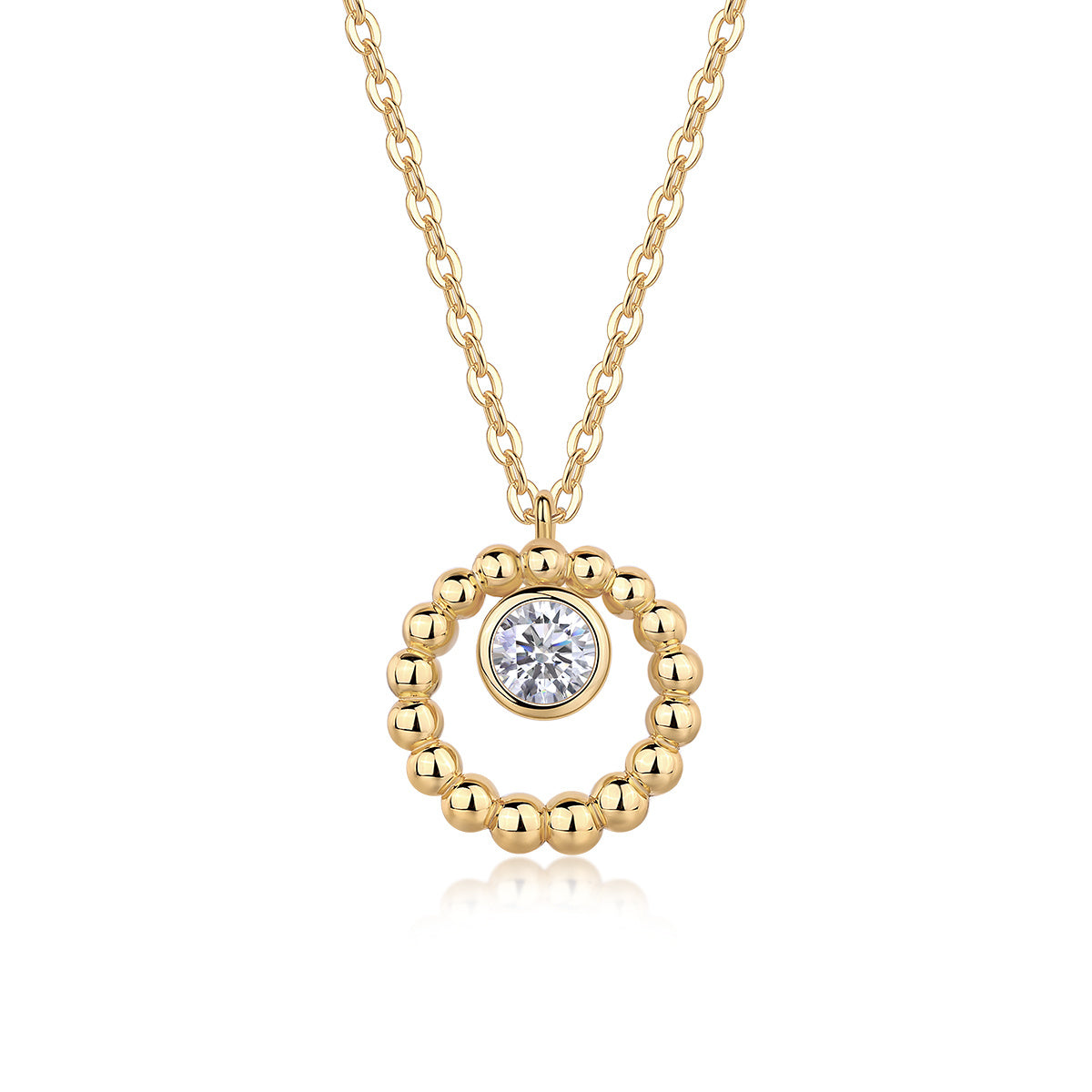 Moon Pearl - A Fashionable And Trendy Diamond Pendant Necklace