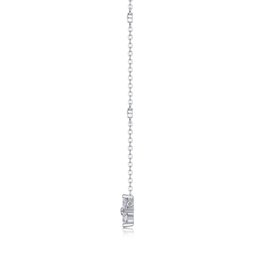 Radiant Star - A Fashionable And Luxurious Diamond Jewelry Pendant Set