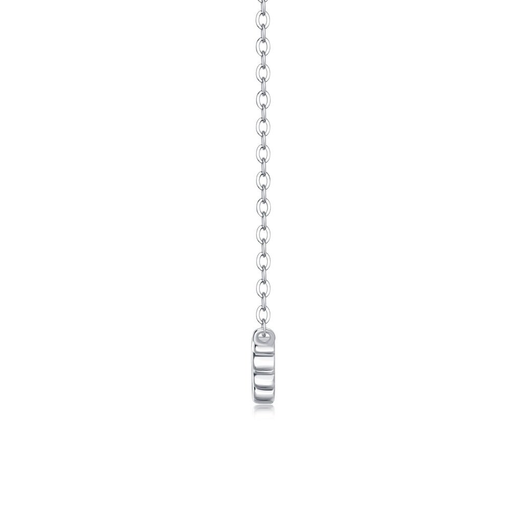 White Moon And Stars - S925 Sterling Silver And Platinum Plating