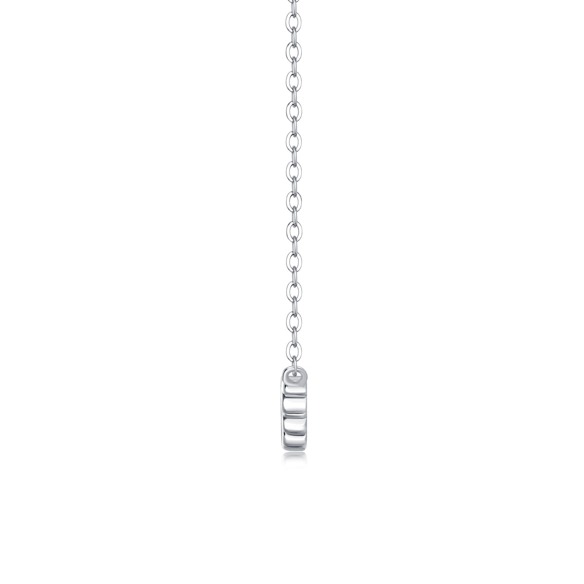 White Moon And Stars - S925 Sterling Silver And Platinum Plating