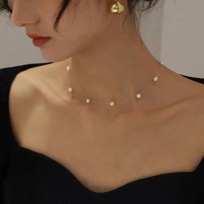 925 Sterling Silver Natural Freshwater Pearl Necklace