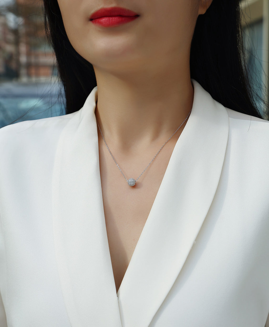 Meet At This Moment - S925 Sterling Silver And Platinum Plating Pendant