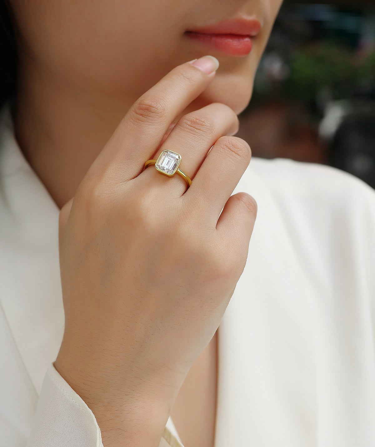 Pagoda - A Fashionable Diamond Jewelry  Ring