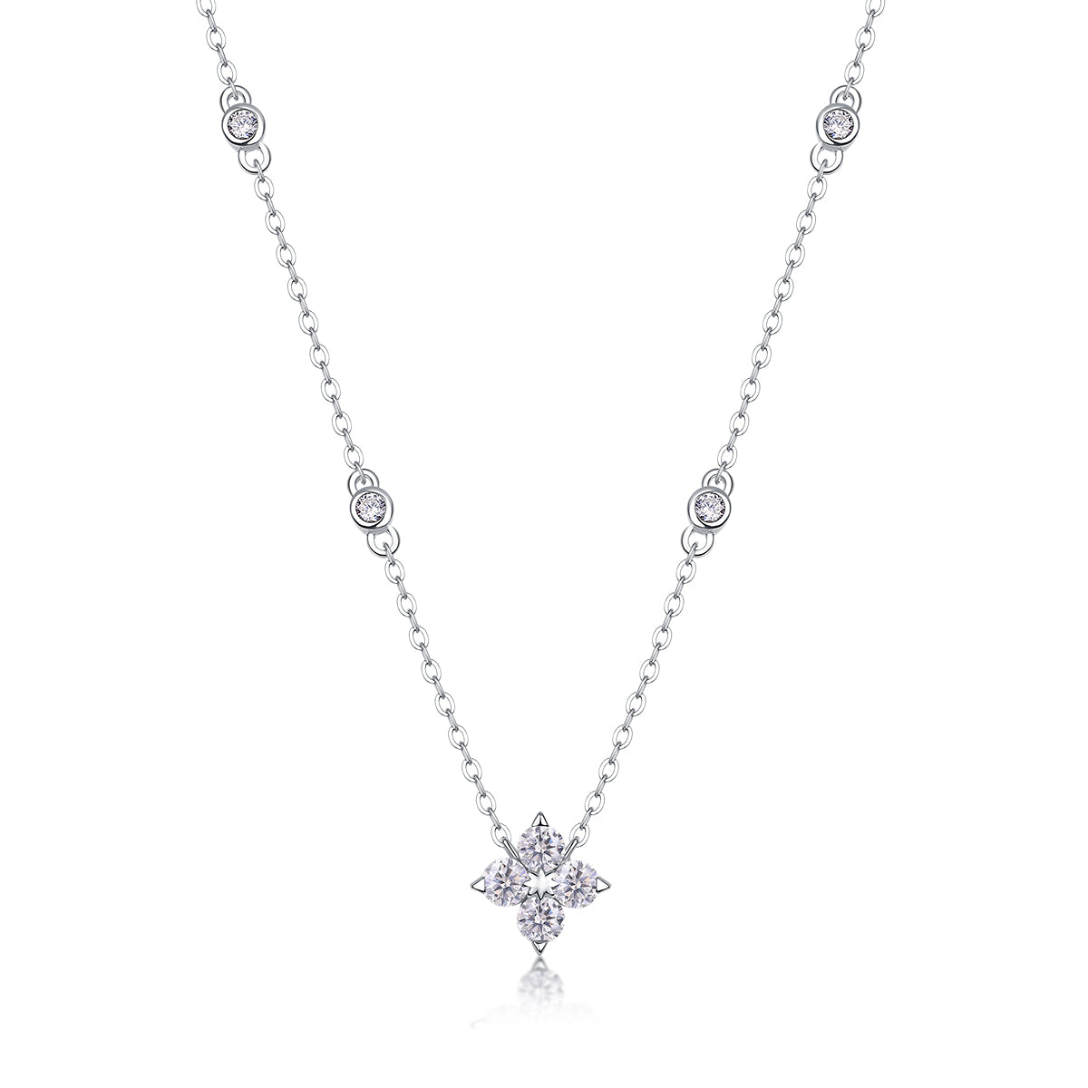Radiant Star - A Fashionable And Luxurious Diamond Jewelry Pendant Set