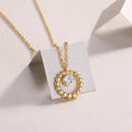 Moon Pearl - A Fashionable And Trendy Diamond Pendant Necklace