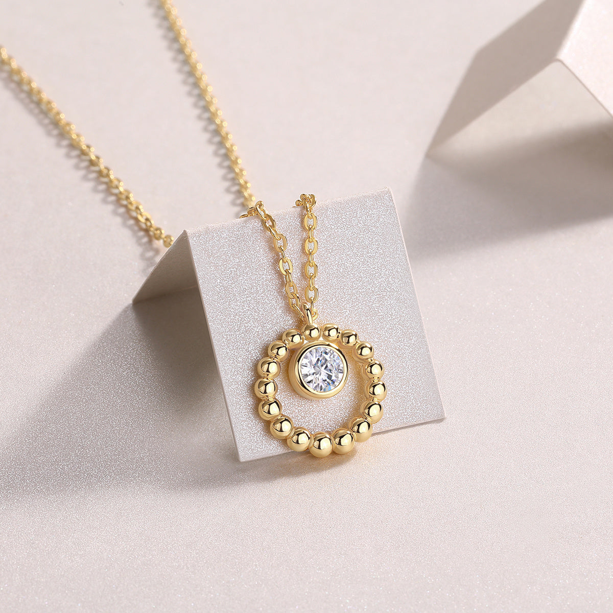 Moon Pearl - A Fashionable And Trendy Diamond Pendant Necklace
