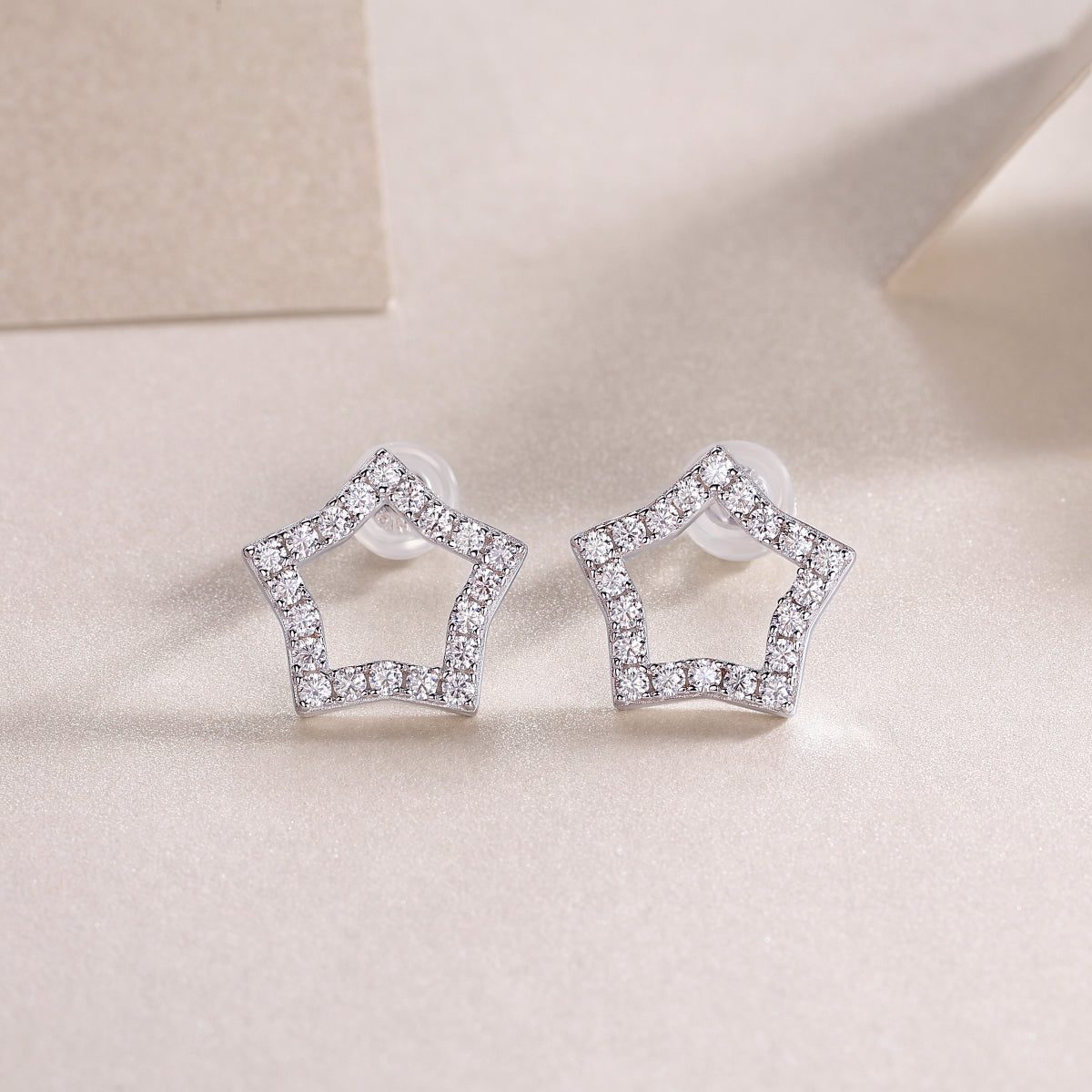 Tonight's New Star - S925 Moissanite Sterling Silver Earrings