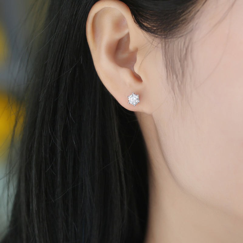 Luxury Fashion Diamond Stud Earrings