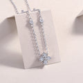 Radiant Star - A Fashionable And Luxurious Diamond Jewelry Pendant Set