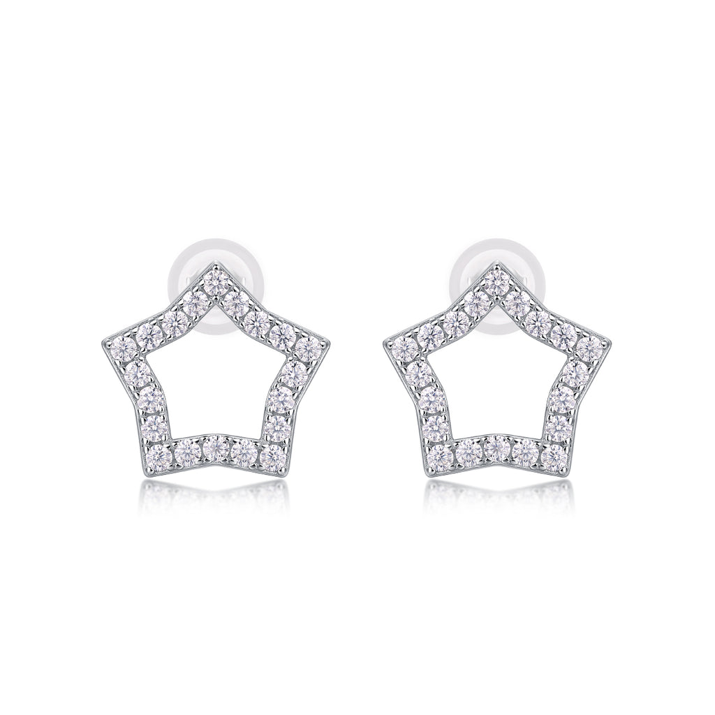 Tonight's New Star - S925 Moissanite Sterling Silver Earrings