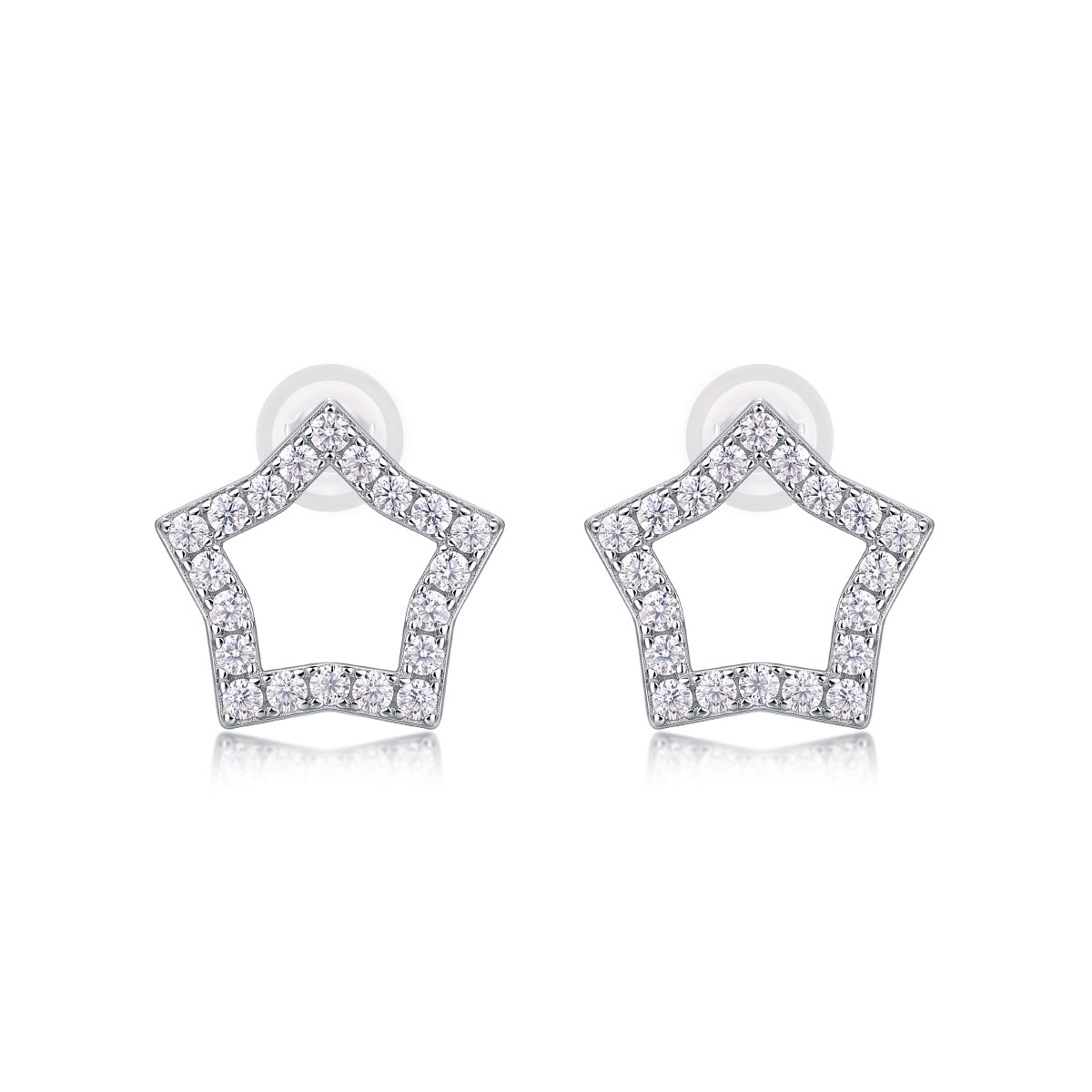 Tonight's New Star - S925 Moissanite Sterling Silver Earrings
