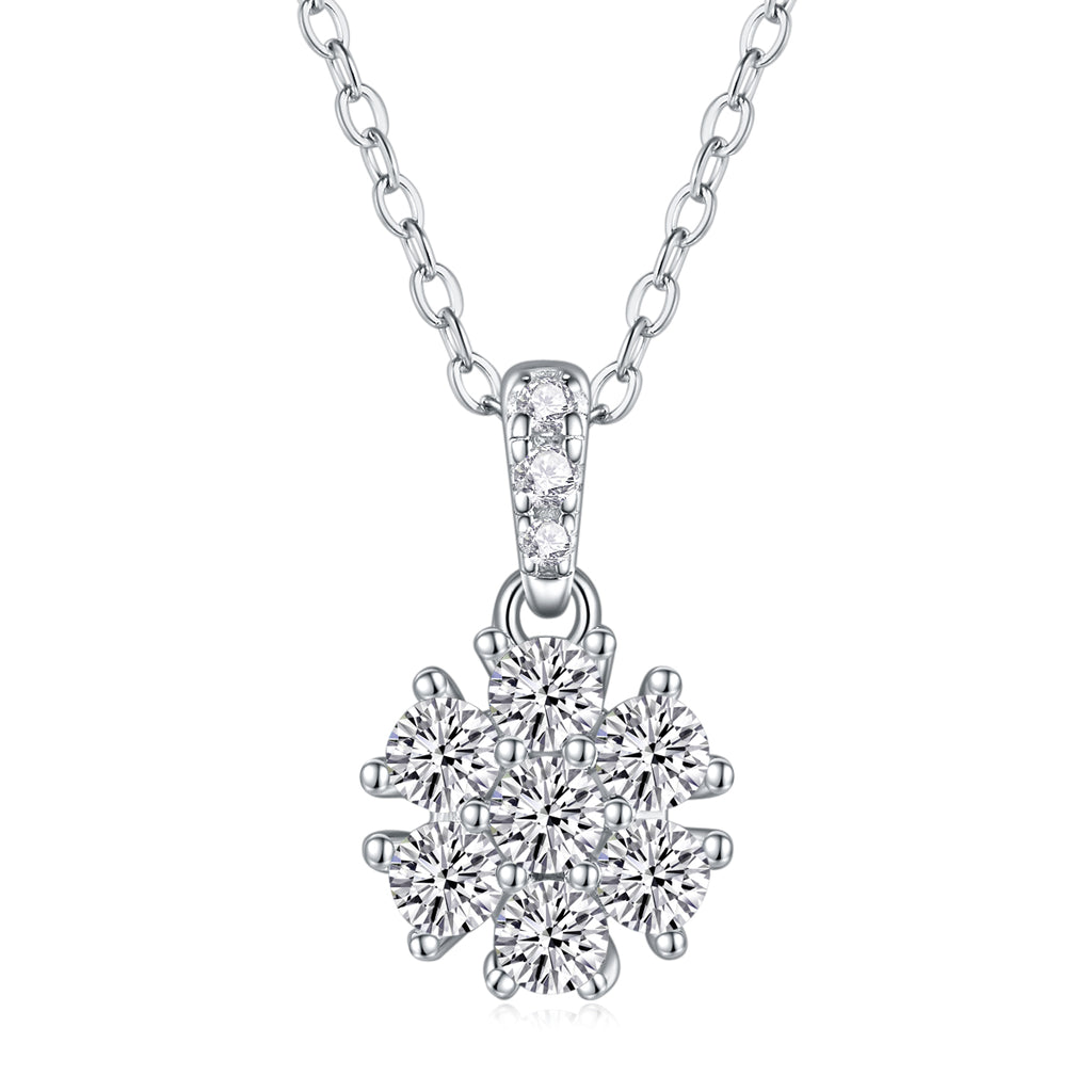 Snowflake Dance -S925 Sterling Silver And Platinum Plating