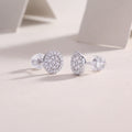 Cosmic Conjecture -  Platinum-plated Stud Earrings