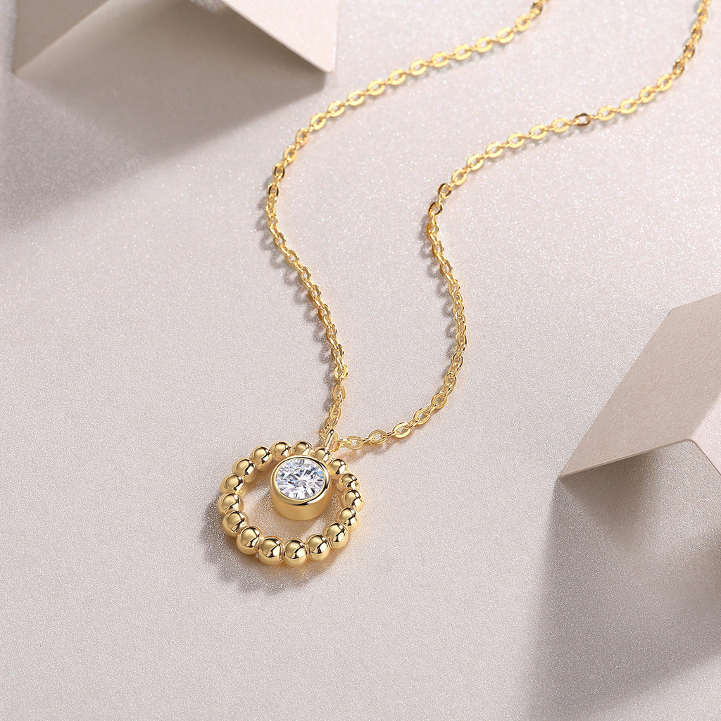 Moon Pearl - A Fashionable And Trendy Diamond Pendant Necklace