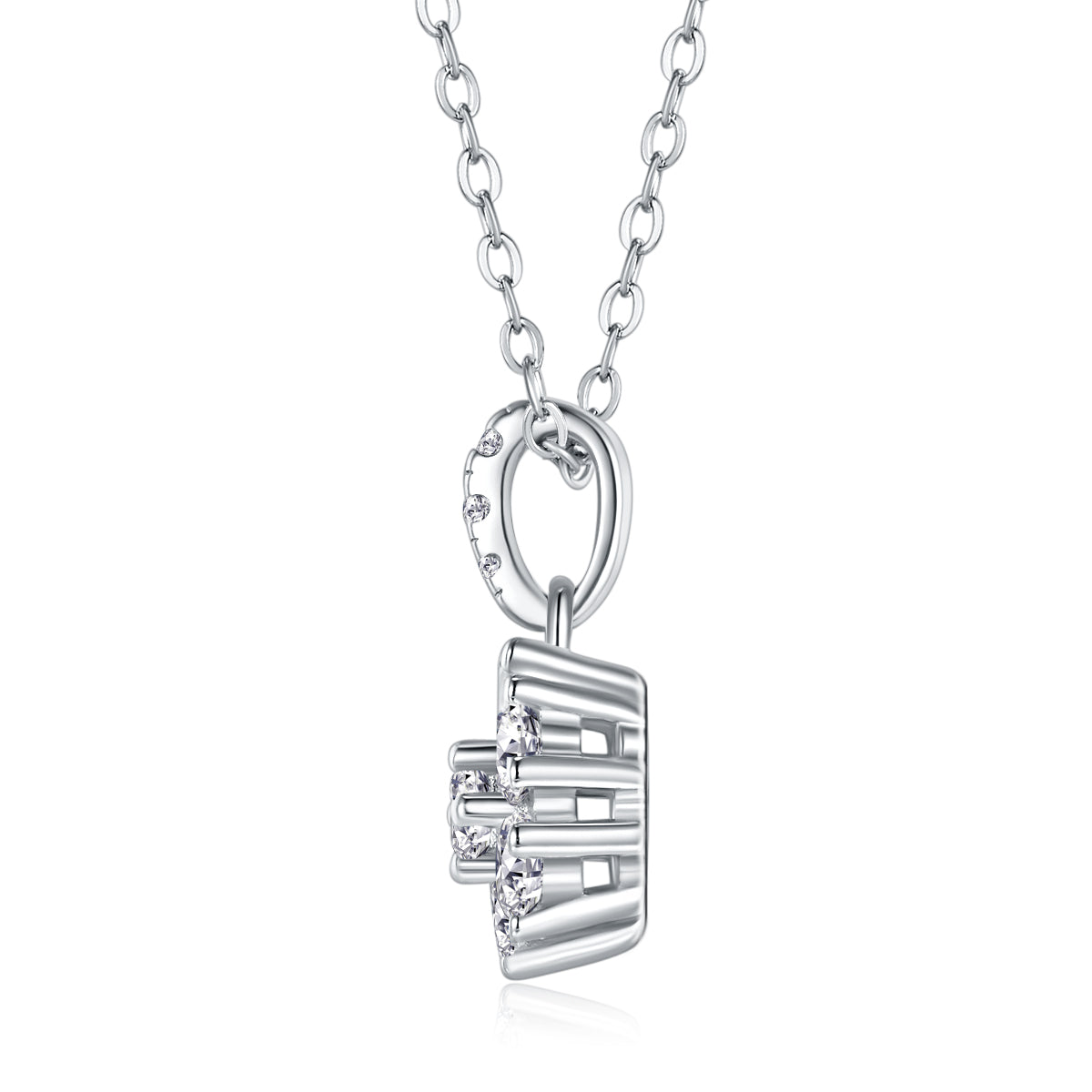 Snowflake Dance -S925 Sterling Silver And Platinum Plating
