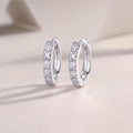 Fashionable And Luxurious Moissanite S925 plated Stud Earrings